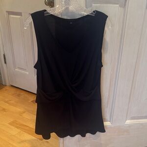 Chic Black Sleeveless Tank Top